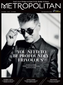 Etienne Daho en couverture magazine Eurostar octobre 2014